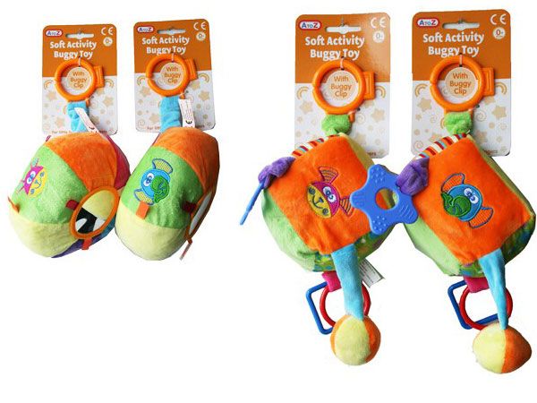 A To Z Soft Buggy Activity Toy - 4 Assorted Picked At Random