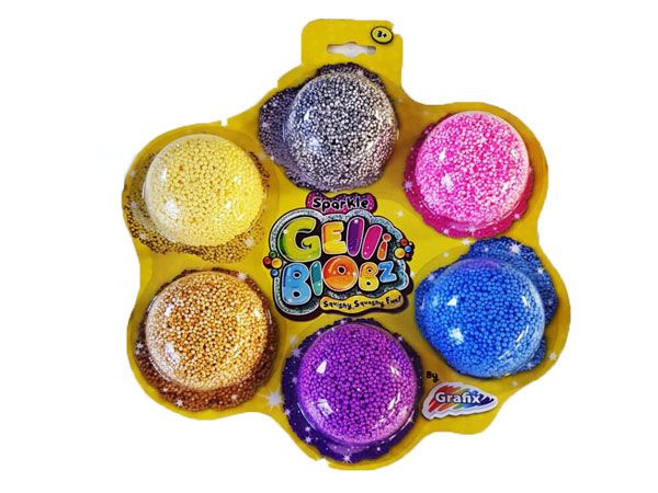 Grafix 6pk Sparkle Gelli Blobz