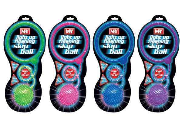 MY Light Up Flashing Ankle Skip Ball, Picked At Random